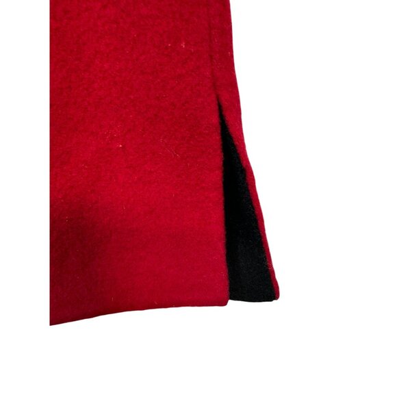 Talbots Womens Wool Blend Jacket Size 2 Petite Red - Italian Fabric Nylon & Cash - Picture 7 of 11